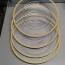 Textured Gold Rope Rim Plastic Charger Plates - 13" (Pack of 4) - Elegant & Durable for Entertaining, Dining, and Decor