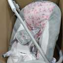 Ingenuity SimpleComfort Lightweight Compact 6-Speed Multi-Direction Baby Swing, Vibrations & Nature Sounds, 0-9 Months 6-20 lbs (Pink Cassidy)