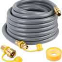 3/4 Inch Natural Gas Hose for Generator 30FT, Natural Gas Line for Generator, With Quick Connect Fittings Use for Heater, Grill, Generator NG Conversion, CSA, Outdoor Use