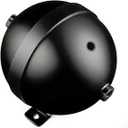 1 Gallon 4 Ports 1/4 NPT Seamless Aluminum Air Tank for Air Ride Suspension Car Train Truck Horn Black