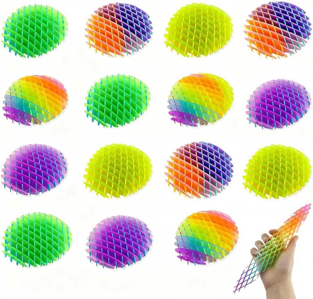 15Pcs Cool Toy Big Fidget Toy, Green Cute Shaped Ornament, Funny Pocket Weird Sensory Toy Portable for Adults Children