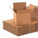 BOX USA Shipping Boxes Medium 16"L x 12"W x 10"H 25-Pack - Corrugated Cardboard Box for Moving, Mailing, Packing, Packaging and Storage