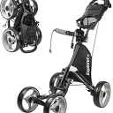 CaddyTek Explorer V8 - SuperLite 4 Wheel Golf Push Cart, Explorer Version 8
