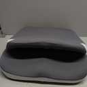 Seat Cushion for Office Chair and Car, Ergonomic Memory Foam Seat Cushion with Lumbar Support Pillow, Orthopedic Cushion for Sciatica & Back Pain, Dark Gray & Light Gray, Large
