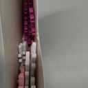 Bucherry 12 Pcs Wooden Snowflake Table Decor 3D Snowflake Tabletop Signs and Centerpiece for Christmas Xmas Winter Wonderland Decorations Home Party(White, Pink, Rose Red)