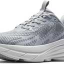 ALLSWIFIT Men's Slip On Walking Shoes Hands-Free Cushion Running Tennis ActiveSolid Non-Slip Comfortable Workout Gym Athletic Fashion Sneakers (9.5, Grey)