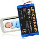Replacement for Infant Optics DXR-8 Pro Battery, Sp 554478 3.85V 3200mAh Battery Fits for Video Baby Monitor (Not Compatible with DXR-8)