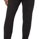VELVET BY GRAHAM & SPENCER Women's Monterey Ponti Cuffed Jogger Pant, Black, Small