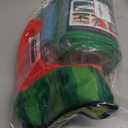 Upgraded Inflatable Dog Cone Collar with Transparent Anti-Licking Shield, Adjustable Elizabethan Collar for Medium Large Dogs, 2-in-1 Design with Detachable Shield and Soft Padding (L, Watermelon)