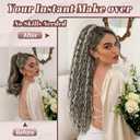 FREEMEIGE Claw Clip Ponytail Extension Long Wavy Ponytail Extension 30" Curly Pony Tail Clip in Hair Extensions for Women Fluffy Natural Looking Synthetic Hairpiece for Daily Use