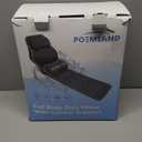 Poemland Full Body Bath Pillow for Tub - Extra Long & Thick Tub Pillow with Head, Back & Lumbar Support, 168 Non-Slip Suction Cups, Soft 5D Mesh Spa Cushion, Fits All Tubs-Gift for Soaking(Gray)