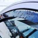 Car Wind Deflectors for Side Shatterproof Sun Visor Exterior Door Frame Rain Guards Fitting 4 pcs