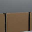 Heavy Duty Thick Folding Box Spring, Mattress Supporting Wood Floor, Foldable Box Spring, Bed Support Slats,38"x74"