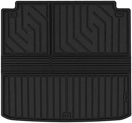 Powerty Trunk Mat for 2020-2023 2024 2025 2026 Toyota Highlander Accessories Cargo Mats Backrest Mat TPE All Weather Cargo Liner Heavy-Duty Trunk Liners(Fits 5-Seats and 7-Seats Models) : Automotive