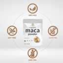 Organic Peruvian Maca Root Powder, 3lbs Easily Digested Gelatinized Form Herbal Superfoods Supplement for Men & Women Supports Immune & Energy Health Non-GMO, Exp: 02/2028