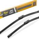 Raidbee 26"+19" Windshield Wiper Blades Automotive Replacement for Tesla Model 3 2023 2022 2021 2020 2019 2018 2017/Tesla Model Y 2023 2022 2021 2020  Genuine OEM Quality (Set of 2) Gift Box