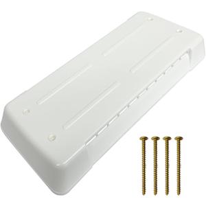3103634.022 RV Refrigerator vent lid cover Replacement for Dometic White Refrigerator Vent Cover, large