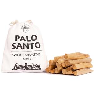 Palo Santo Sticks from Peru 100g, Sustainably Harvested Bursera Graveolens, Natural Incense Wood for Smudging, Cleansing, Meditation, Positive Energy, Luna Sundara