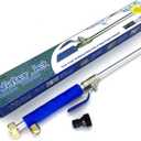 Portable High Pressure for Power Washer, High Pressure Hose Nozzle High Pressure Cleaning Wand Retractable Garden Hose End For Garden/Window/Car Cleaning 18 Inch