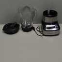 Hamilton Beach Wave Crusher Blender For Smoothies With 40 Oz Glass Jar and 14 Functions, Ice Sabre Blades & 700 Watts for Consistently Smooth Results, Black + Stainless Steel (54221)