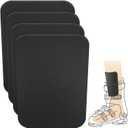 2Pcs/4Pcs 6.5x5 Inch Snowboard Shin Pads-Thinkened Foam Ski Shin Guards-Cuttable Ski Shin Protector Pad for Ski Boot Liner Snowboard Sports Padded Shin Bang Protection