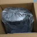 Amazon Basics Ceramic Space Heater, Portable Indoor Heating Solution, With Overheat and Tip-Over Protection, Thermostat, Non-Oscillating, 1500W, 7.52"D x 6.34"W x 9.45"H, Silver