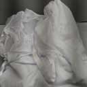 Flower Girls Satin Rhinestone Pageant Dresses Princess A Line Floor Length Formal Wedding Party Communion Gowns, 8, White