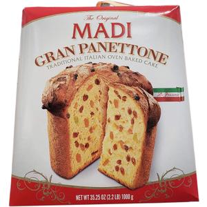 Gran Panettone Italian Cake, 35.25 oz (MADI CAKE 1 KG)