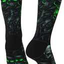 Alien Funny Socks Novelty Crew Socks For Women Men (Black)