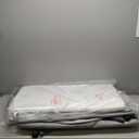 3 in 1 Baby Bassinet Bedside Sleeper, Bedside Crib for Baby, Adjustable Baby Bassinet with Wheels, Storage Basket, Mattress, Easy Assemble & Folding Portable Baby Cradle (Grey)