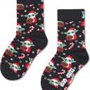 Happy Socks boys Kids Star Wars Holiday Grogu Sock