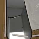 Delma Arched Mirror Full Length,Standing Mirror Full Body,Large Floor with Stand for Wall Entryway Door Bedroom Bathroom Living Room (56"L x 15"W, Black Frame)