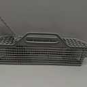 Universal Dishwasher Cutlery Basket Replacement WD28X10128 Dishwasher Utensil Silverware Basket, Compatible with Part No. AH959351, EA959351, PS959351, WD28X10127, WD28X10132
