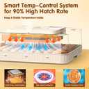 Egg Incubator 56 Eggs Incubators for Hatching Eggs with Auto Egg Turner for Chicken Duck Goose Eggs