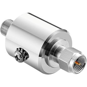 SureCall Lightning Protector for Rg6 Or Rg11 Cable - Silver (75 Ohm)