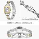 Szaikyri Classic Square Watches for Women with Roman Numerals Ladies Casual Dress Watch