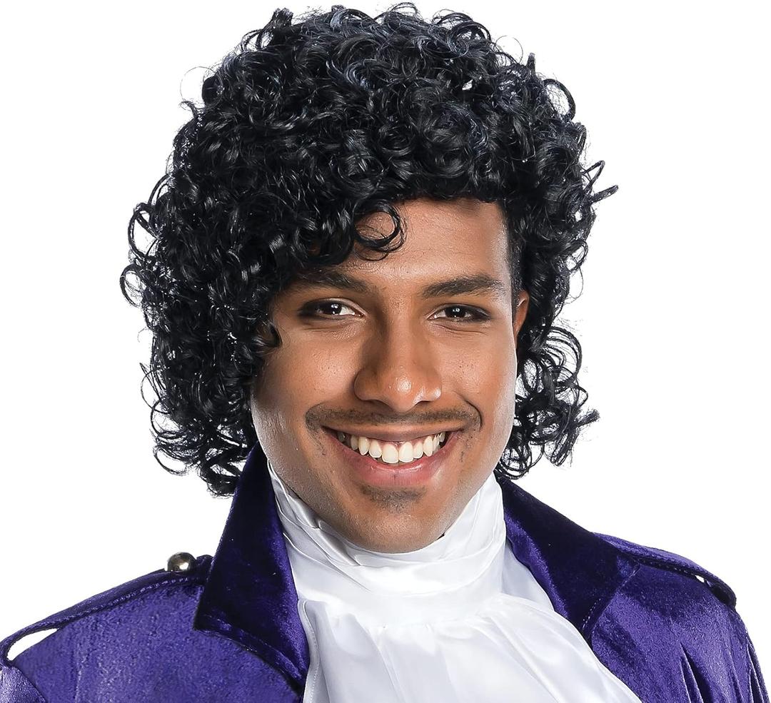 Charades Rock Star Adult Costume Wig, As Shown, One Size
