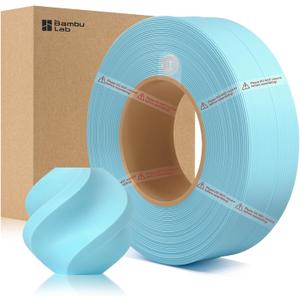 ENOMAKER Bamboo Lab PLA Matte Filament Refill ICE Blue 11601 1.75mm, 3D Printer Filament with RFID for AMS, Easy to Print & Beginner Friendly,3D Printing Consumables 1kg Spool (2.2lbs)
