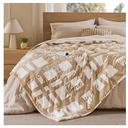 Bedsure GentleSoft Electric Blanket Queen Size - Soft Ribbed Flannel Heated Blanket with Dual Control, Heating with 10 Heat Settings & 10 Time Settings, 8 hrs Timer Auto Shut Off (84x90 inches, Grey)