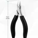 BEZOX Professional Toenail Clippers - Heavy Duty Toe Nail Clippers for Thick Toenails & Ingrown Nails | Long Handle Nails Clipper for Seniors with Comfort Grip & Ultra Sharp Blade - Black