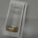 Tinaforld Glass Cups with Lids and Straws, 16 oz Glass Tumbler, Iced Coffee Cups with Lids, Ideal for Cocktail, Whiskey