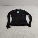 Womens Sexy Mesh Long Sleeve Shirts Fashion Clothing Turtle Necks Sheer Ruched Going Out Tops Fall Outfits Slim Fit Blouses (Small, Lace Black One)