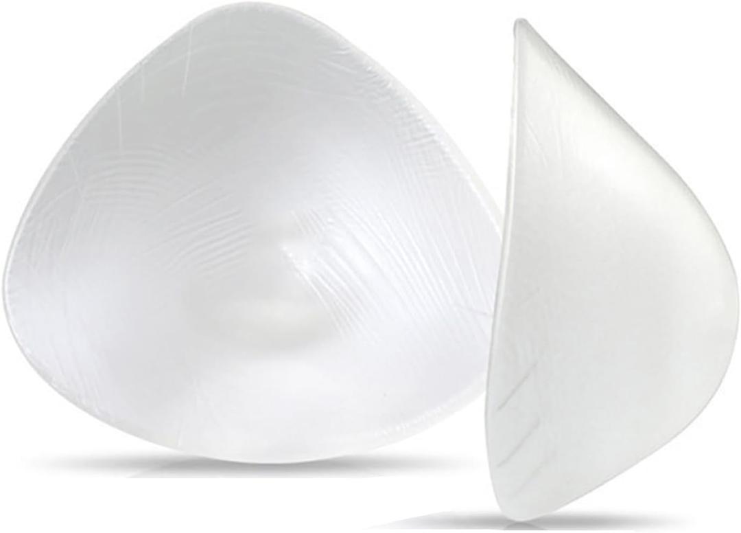 Pair of Silicone Breast Forms Swim Prosthesis Bra Inserts Pads Enhancers Mastectomy Swimsuit Hot Spring