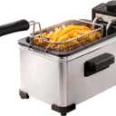 OVENTE Electric Deep Fryer, 2L Capacity, 1500W, Silver FDM2201BR