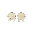 Auto Sun Visor Clip,Fit for,Fit for Passat, B7 Polo 5 6R GTI Up Rapid Citigo 2012-2015 6R0 857 561 Hook Bracket Hanger Retainer Clip Sunshade Support (1pcs Beige)