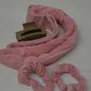 Heatless Curls Overnight Headband, 70'' No Heat Hair Curlers for Medium Long Hair, Pink