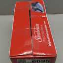 Sunbeam Professional 1700W Digital Steam Iron, 11Heat Settings, MultiColor LCD Display Screen, Precision Ironing, Horizontal or Vertical Shot of Steam, 8' Retractable Cord, Black and Red