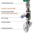 iSpring RCC7AK, NSF Certified, 75 GPD, Alkaline 6-Stage Reverse Osmosis System, pH+ Remineralization RO Water Filter System Under Sink, Patented Top-Mounted Faucet Design for Easy Installation