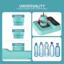 Portable Humidifiers for Travel, Small Mini Humidifier with Auto Shut-Off, Nightlight and Storage Bag for Hotel, Bedroom or Office, Plant Humidifier Indoor, MintGreen