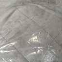 BEDELITE Velvet Quilt Set King Size, Luxury Velvet Comforter Bedding Color: Shiny Light Grey